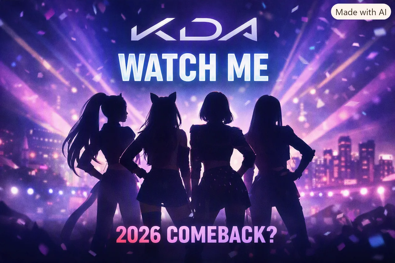 Cover image for Riot Games Registers New K/DA Song, Teasing Possible LoL 2026 Comeback