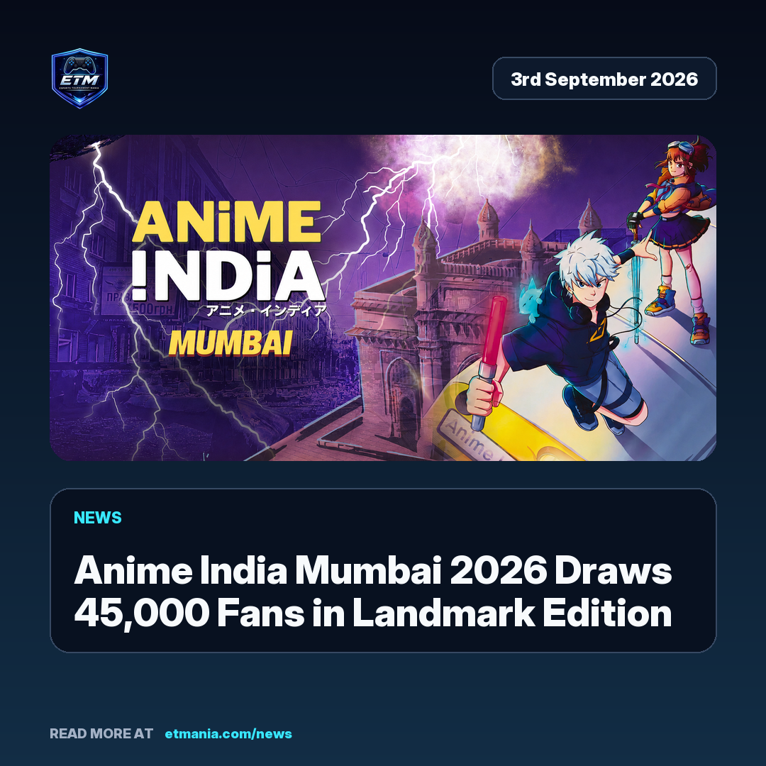 ETM share card preview for Anime India Mumbai 2026 Draws 45,000 Fans in Landmark Edition