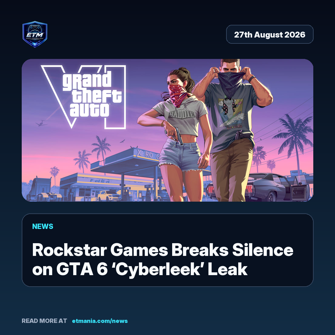 ETM share card preview for Rockstar Games Breaks Silence on GTA 6 ‘Cyberleek’ Leak